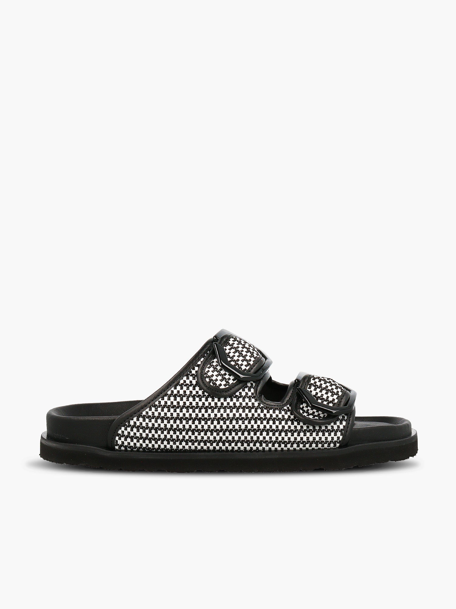 GALIA VEGAN RAFFIA B&W